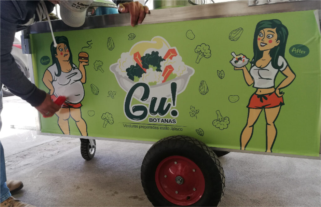 GU BOTANAS - INSTALACION DE VINIL - NAGUAL CREATIVO (1)