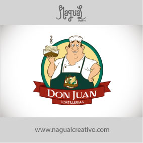 DON JUAN TORTILLERIAS - Diseño de marca - Nagual Creativo